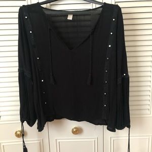Forever 21 Black Blouse